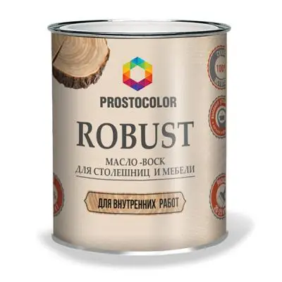 Масла для дерева Prostocolor масло для столешниц и мебели robust prostocolor, цвет бесцветный, 0,4л