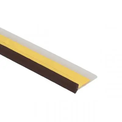 Комплектующие к стеновым панелям уплотнитель для стеновой панели simple line коричневый, длина 5 м