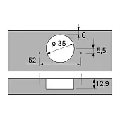 Петли мебельные Hettich (Германия) петля мебельная hettich sensys вкладная 95° для толстых дверей 15-32 мм с доводчиком